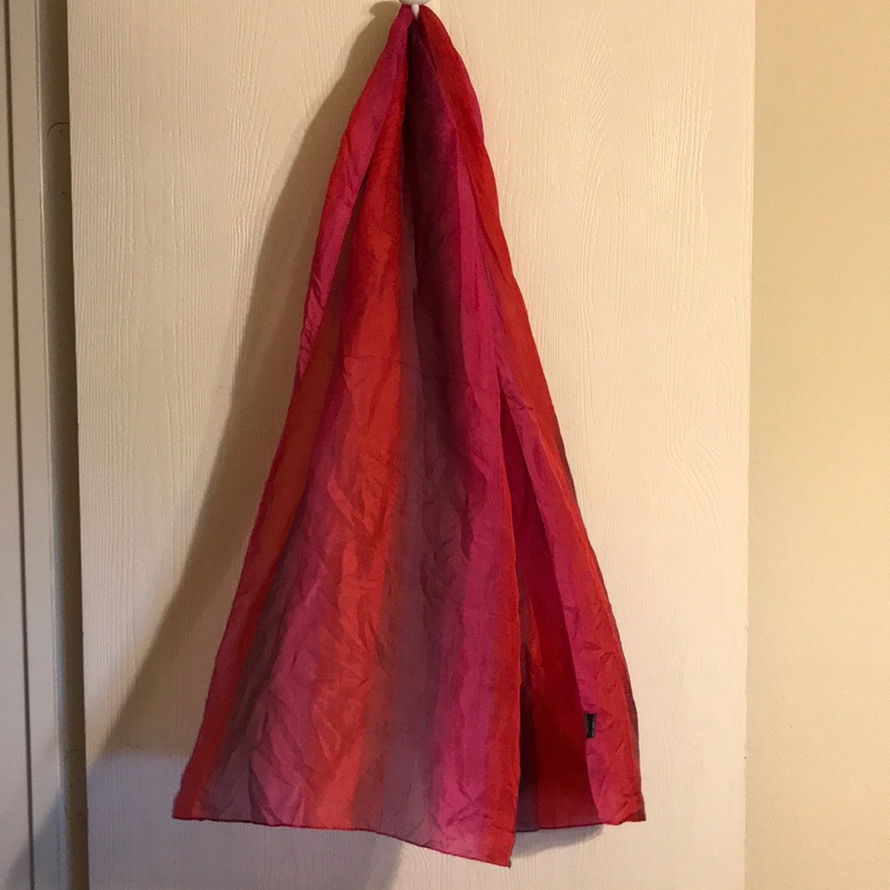 Red and purple scarf